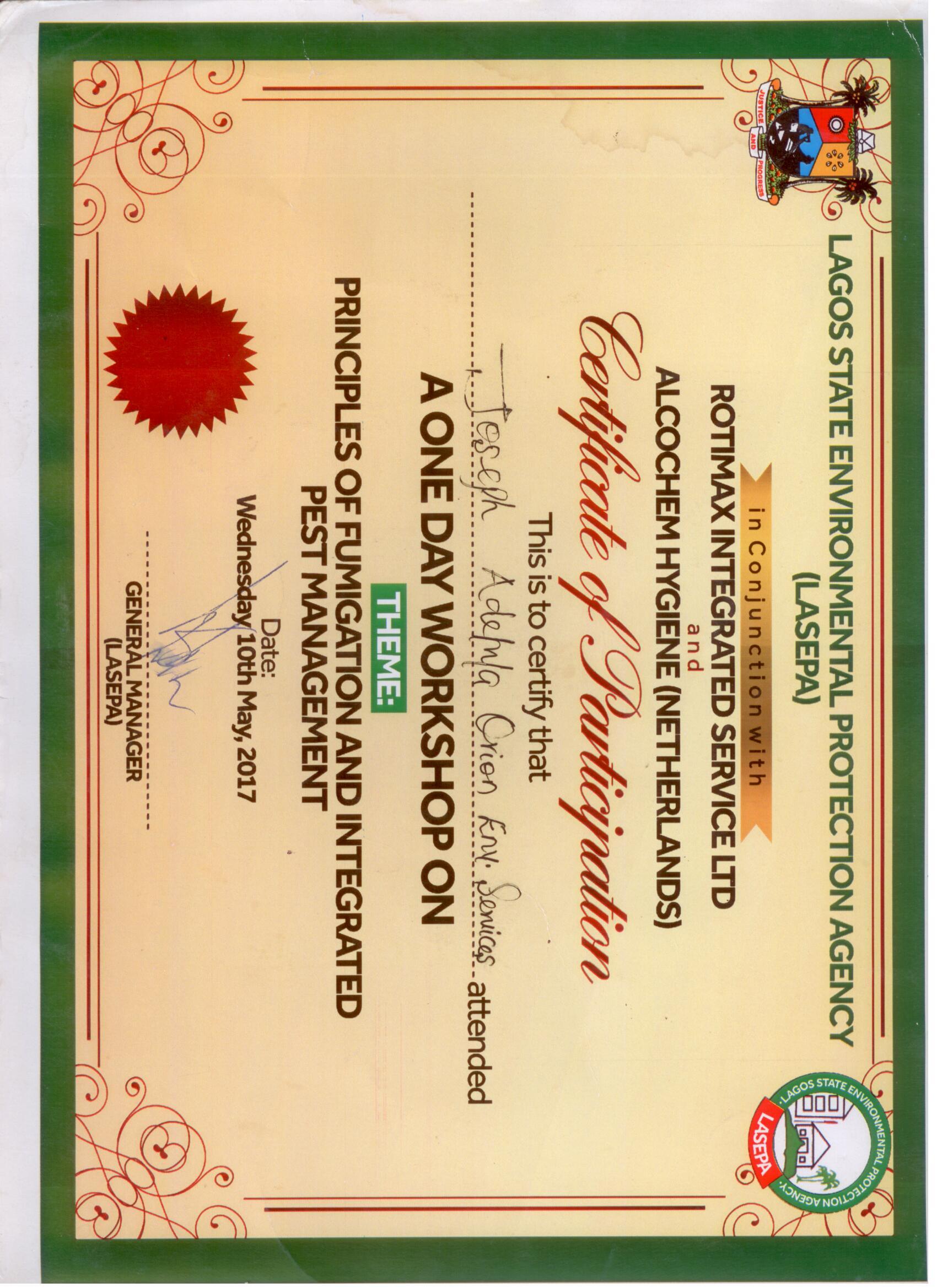 Eastwind Certification 4